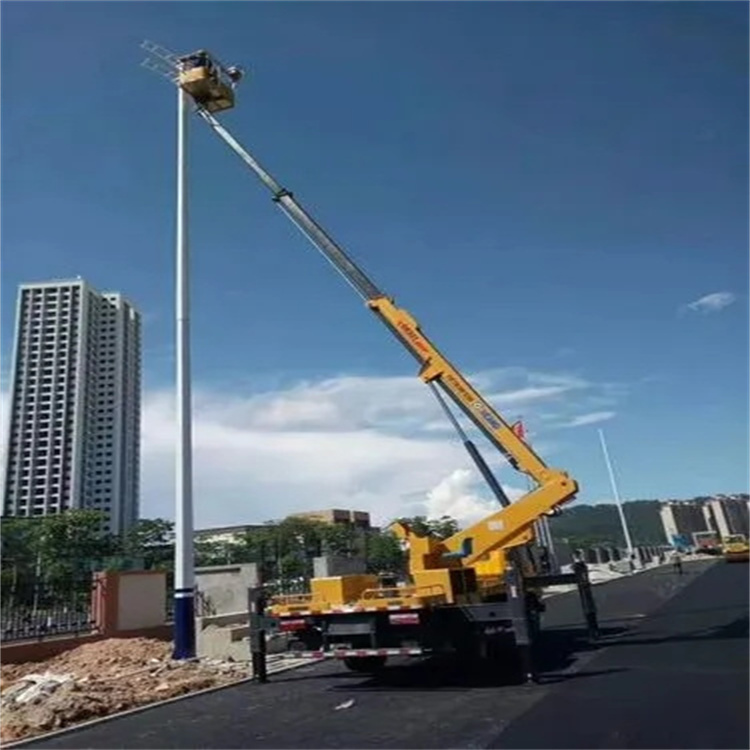 黄山屯溪维修路灯的曲臂升降车出租